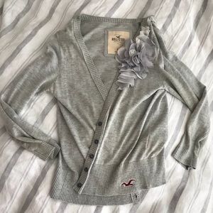 Hollister Flower Detail Cardigan